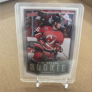 NHL‎ Rookie Card NJ Devils Andy Greene #6 Autographed